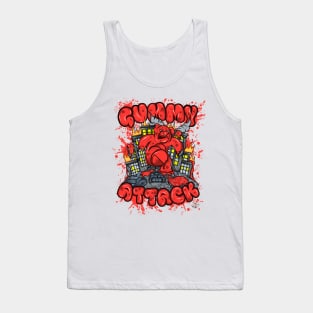 Attack of the Gummybear Red Tank Top